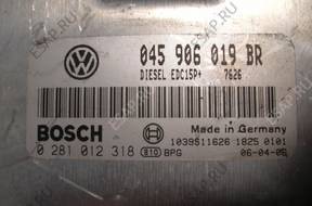 БЛОК УПРАВЛЕНИЯ ДВИГАТЕЛЕМ SKODA SEAT VW 045906019BR ŁÓDŹ