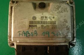 БЛОК УПРАВЛЕНИЯ ДВИГАТЕЛЕМ SKODA VW 1.9 SDI 038906012AN