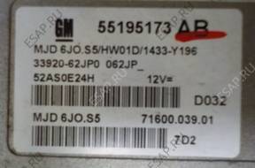 БЛОК УПРАВЛЕНИЯ ДВИГАТЕЛЕМ SWIFT MK6 1.3 DDIS 55195173AB