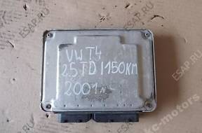 БЛОК УПРАВЛЕНИЯ ДВИГАТЕЛЕМ T4 Multivan 1.9 TDI 150km 2001 год