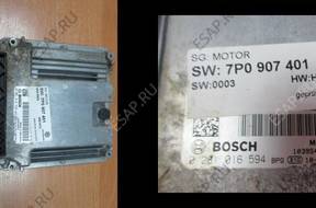 БЛОК УПРАВЛЕНИЯ   ДВИГАТЕЛЕМ TOUAREG 7P0 7P0907401