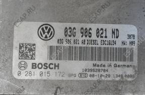 БЛОК УПРАВЛЕНИЯ ДВИГАТЕЛЕМ Touran 1.9 TDI BLS 03G906021ND
