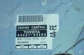 БЛОК УПРАВЛЕНИЯ ДВИГАТЕЛЕМ TOYOTA AVENSIS 1.6 2000 год