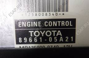 БЛОК УПРАВЛЕНИЯ ДВИГАТЕЛЕМ TOYOTA AVENSIS II 2.2 89661-05A21