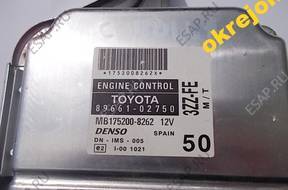 БЛОК УПРАВЛЕНИЯ ДВИГАТЕЛЕМ toyota corolla E12 89661-02750