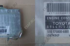 БЛОК УПРАВЛЕНИЯ   ДВИГАТЕЛЕМ TOYOTA D4D 89661-02A60