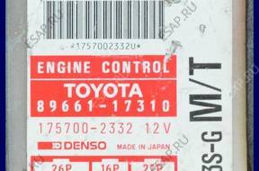 БЛОК УПРАВЛЕНИЯ   ДВИГАТЕЛЕМ TOYOTA MR2 89661-17310