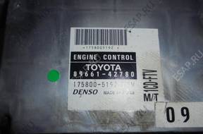 БЛОК УПРАВЛЕНИЯ ДВИГАТЕЛЕМ TOYOTA RAV4 2,0D4D 1CD-FTV 00-05 год,