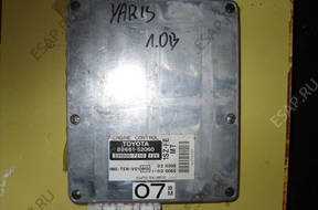 БЛОК УПРАВЛЕНИЯ ДВИГАТЕЛЕМ TOYOTA YARIS 1.0 B 89661-52060