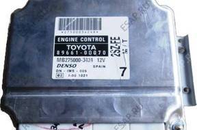 БЛОК УПРАВЛЕНИЯ ДВИГАТЕЛЕМ TOYOTA YARIS 1.3 B 89661-0D070