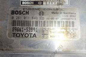 БЛОК УПРАВЛЕНИЯ ДВИГАТЕЛЕМ TOYOTA YARIS 1.4 D4D 89661-52891