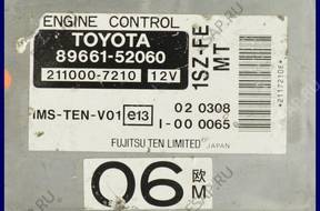 БЛОК УПРАВЛЕНИЯ ДВИГАТЕЛЕМ TOYOTA YARIS 89661-52060 1SZ-FE