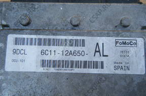 БЛОК УПРАВЛЕНИЯ ДВИГАТЕЛЕМ transit 2.4 tdci 6C11-12A650-AL