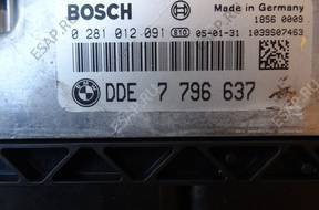 БЛОК УПРАВЛЕНИЯ ДВИГАТЕЛЕМ USUNIĘTY DPF BMW E60 DDE 7796637