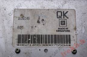БЛОК УПРАВЛЕНИЯ   ДВИГАТЕЛЕМ Vectra 1,8 16162149 QK
