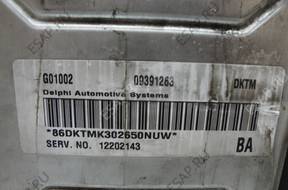 БЛОК УПРАВЛЕНИЯ ДВИГАТЕЛЕМ  VECTRA B 2.2 16V Z22SE 09391263