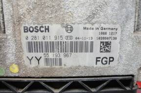 БЛОК УПРАВЛЕНИЯ ДВИГАТЕЛЕМ VECTRA C 1.9 150 55193967 YY PIN