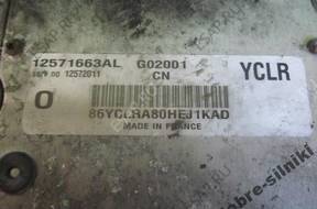 БЛОК УПРАВЛЕНИЯ ДВИГАТЕЛЕМ VECTRA C 2.2 16V 12571663AL YCLR