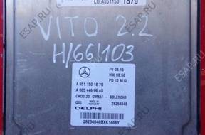 БЛОК УПРАВЛЕНИЯ ДВИГАТЕЛЕМ Vito 2.2 A6511501879 A0054469640