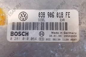 БЛОК УПРАВЛЕНИЯ ДВИГАТЕЛЕМ VOLKSWAGEN 038906018FE