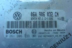 БЛОК УПРАВЛЕНИЯ ДВИГАТЕЛЕМ VOLKSWAGEN  06A906032CN