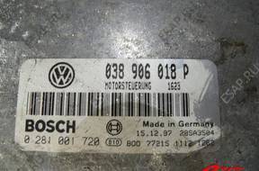 БЛОК УПРАВЛЕНИЯ ДВИГАТЕЛЕМ VOLKSWAGEN PASSAT B5 0281001720