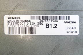БЛОК УПРАВЛЕНИЯ ДВИГАТЕЛЕМ VOLVO V50 S40 1.6B s122185001