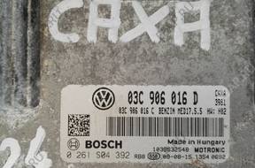 БЛОК УПРАВЛЕНИЯ ДВИГАТЕЛЕМ VW 03C906016D 1.4 TSI CAXA