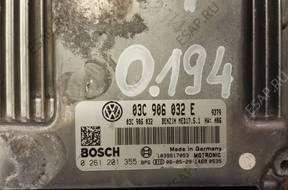 БЛОК УПРАВЛЕНИЯ ДВИГАТЕЛЕМ VW 03C906032E 1.4 TSI BMY