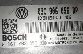 БЛОК УПРАВЛЕНИЯ ДВИГАТЕЛЕМ VW 03C906056DP 0261S02359 1.6 FSI