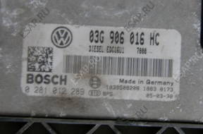 БЛОК УПРАВЛЕНИЯ   ДВИГАТЕЛЕМ VW 03G906016HC