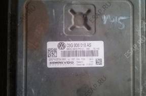 БЛОК УПРАВЛЕНИЯ  ДВИГАТЕЛЕМ  VW 03G906018AS