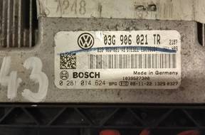 БЛОК УПРАВЛЕНИЯ ДВИГАТЕЛЕМ VW 03G906021TR 1.9 TDI BLS