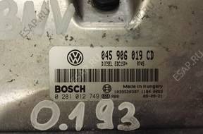 БЛОК УПРАВЛЕНИЯ ДВИГАТЕЛЕМ VW 045906019CD 1.4 TDI BNV