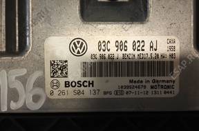 БЛОК УПРАВЛЕНИЯ ДВИГАТЕЛЕМ VW 1.4 TSI CAXA 03C906022AJ