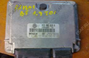 БЛОК УПРАВЛЕНИЯ ДВИГАТЕЛЕМ VW 1.9 TDI 0281001727 038906018N