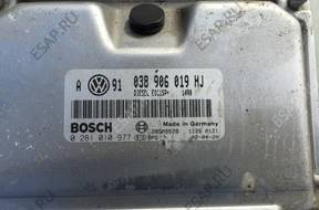 БЛОК УПРАВЛЕНИЯ  ДВИГАТЕЛЕМ  VW 1.9 TDI 0281010977