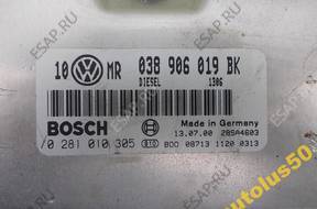 БЛОК УПРАВЛЕНИЯ ДВИГАТЕЛЕМ VW Audi 038906019BK 0281010305