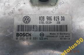 БЛОК УПРАВЛЕНИЯ   ДВИГАТЕЛЕМ VW AUDI 038906019DG ASZ
