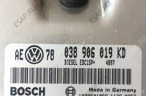 БЛОК УПРАВЛЕНИЯ   ДВИГАТЕЛЕМ VW AUDI 038906019KD