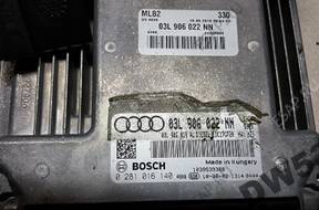 БЛОК УПРАВЛЕНИЯ ДВИГАТЕЛЕМ Vw Audi 03L906022NN BOSCH