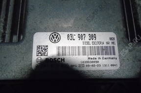 БЛОК УПРАВЛЕНИЯ   ДВИГАТЕЛЕМ VW AUDI 03L907309