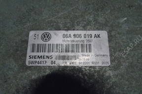 БЛОК УПРАВЛЕНИЯ   ДВИГАТЕЛЕМ VW AUDI 06A906019AK