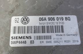 БЛОК УПРАВЛЕНИЯ ДВИГАТЕЛЕМ VW / AUDI 06A906019BQ 5WP444803