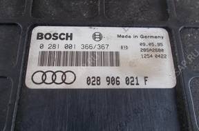 БЛОК УПРАВЛЕНИЯ   ДВИГАТЕЛЕМ VW AUDI 1.9 028906021F