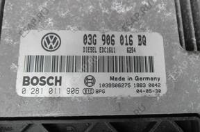 БЛОК УПРАВЛЕНИЯ ДВИГАТЕЛЕМ VW AUDI SEAT 2.0 TDI 03G906016BQ