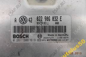 БЛОК УПРАВЛЕНИЯ ДВИГАТЕЛЕМ VW AUDI SKODA 2.8 V6 022906032E