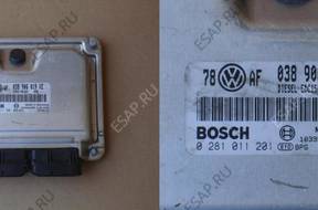 БЛОК УПРАВЛЕНИЯ ДВИГАТЕЛЕМ VW BOSCH 0281011201 038906019KE