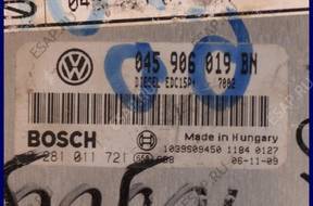 БЛОК УПРАВЛЕНИЯ ДВИГАТЕЛЕМ VW FOX 1.4 045906019BN 0281011721
