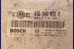 БЛОК УПРАВЛЕНИЯ ДВИГАТЕЛЕМ VW GOLF 1.4 036906032P 0261207179